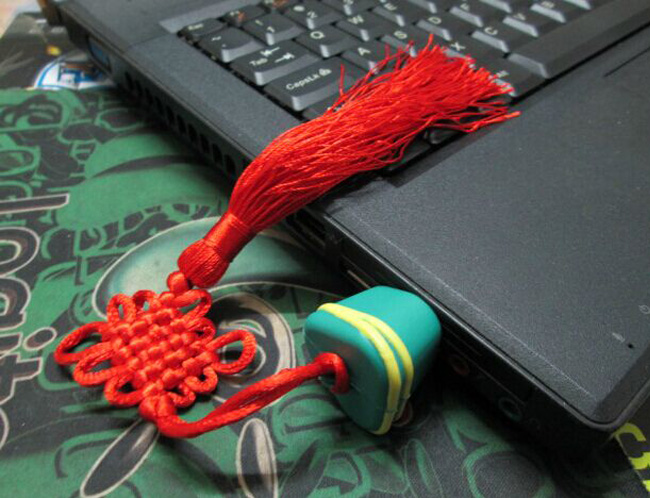 粽子U盤-食品仿真開模U盤禮品 pvc開模定制U盤工廠