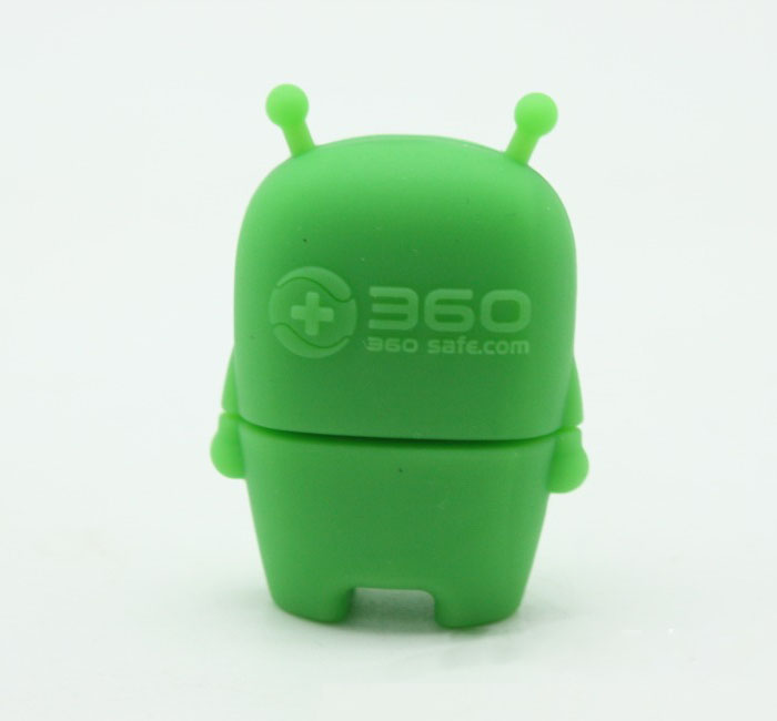 360安仔U盤-奇虎360科技有限公司開模定制U盤禮品 pvc開模禮品U盤制作工廠