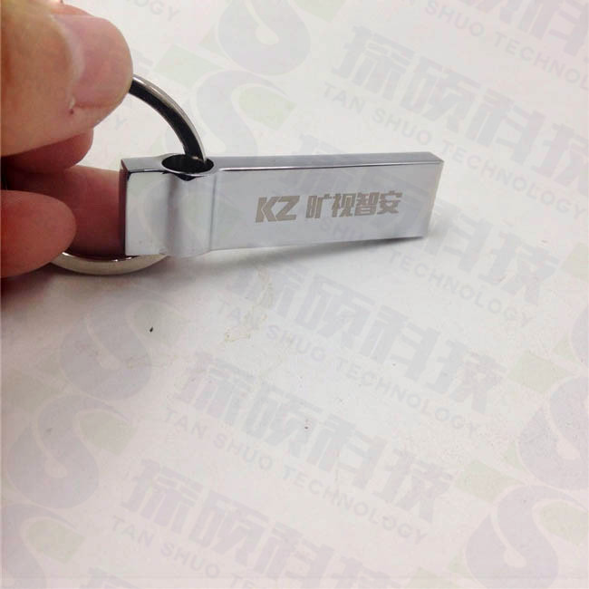 浙江曠智科技定制不銹鋼金屬U盤 防水超薄企業(yè)禮品U盤制作廠家