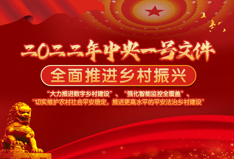 2022年中央一號文件發布，智慧安防產業有哪些“大錢景”？